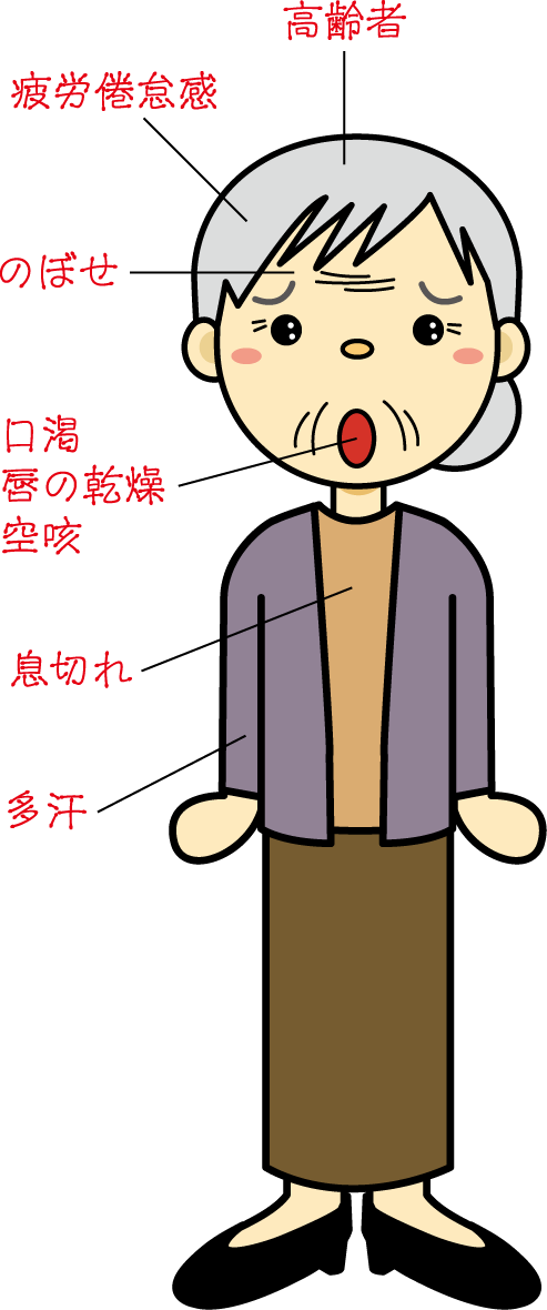 竹葉石膏湯適応症